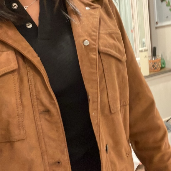 VEGAN SUEDE JACKET - Picture 3 of 4